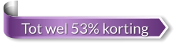 Tot wel 53% korting