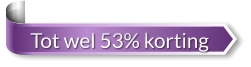 Tot wel 53% korting