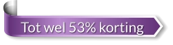 Tot wel 53% korting